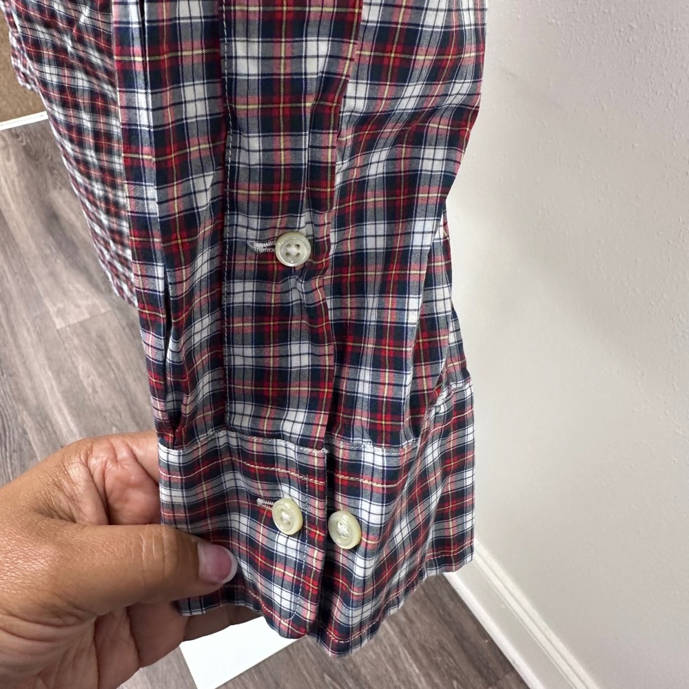 Ralph Lauren Plaid Button Down Shirt Long Sleeve Classic Fit Size 17 - Picture 6 of 12